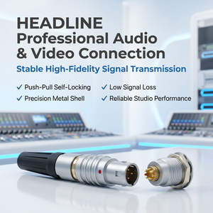 UHUB B Series 0B 9Pin Audio Equipment Socket High Quality Metal Circular Connector