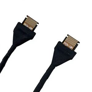 OEM 10 Pin 0.5mm Pitch 42AWG Cable Assembly Flexible Flat FPC Cable For Camera System/Internal Display Connection