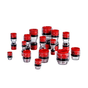 Factory Supply Newstyle Transparent Microduct Connector High Quality Plastic Material for Fiber Optic Cable Equipment