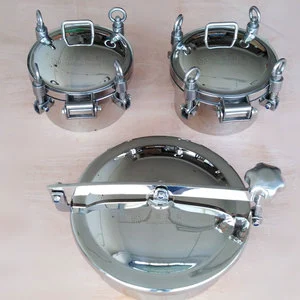 Hot Sale D400 Manhole Cover Stainless Steel 400mm Manhole Cover Tanker Manhole Cover tank Manway with Sight Glass