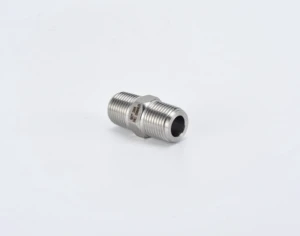High Pressure Stainless Steel Forged Welding Straight Terminal Connector Corrosion-Resistant Smooth External Pipe Fittings