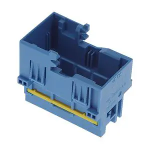 Original TE Connectivity 2366066-4 Automotive Connector Mother Shell, Wire-to-Wire, 48 Position,3 mm / 3.5 mm Centerline,Blue