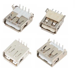 Reverse Horizontal Sinking 0.14 mm USB3.0 type A Female Socket Connector
