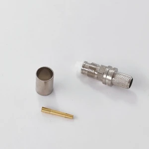 FME Female Jack Crimp RF Coaxial Connector for Aircell 7 Cable