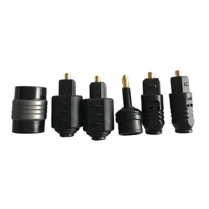 Toslink Audio Adapter with Optical Fiber Converter PMMA Core and PE/PVC Jacket Plug Connector Accessories