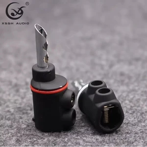 Wire Terminals YIVO XSSH Audio Wholesale Hifi DIY ODM OEM Customized Non-Welding Screwed Metal 8mm Male Banana Connector Jack