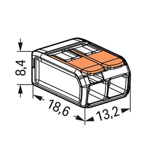 221-412 Lever-type Terminal Blocks Suitable for All Types of Wires Easily Terminate Conductors From 0.14 to 4 Mm² Connect Solid