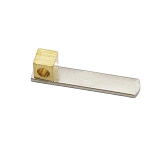 Latest Customizable Brass Flat Pin Connector Accessories Indian Exporters' New Offers for Industrial Electricity Terminal Use