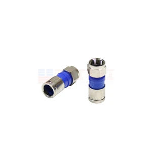 RG59 RG6 Types of Coaxial F Compression Connector