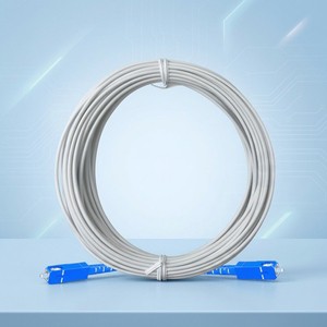 FTTH Indoor Drop Cable Fiber Patch Cord In SM9/125, G.657A Fiber With SC Connector In APC/UPC 10m+ For FTTX