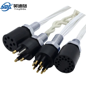 High-current Aerospace Underwater/Deep Sea Waterproof Plug And Socket Connector 8-Pin Male/Female IP68