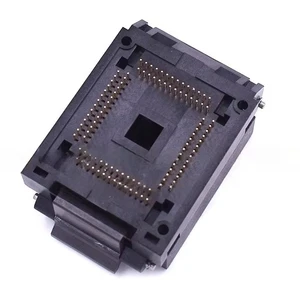 Original IC51-1124-1036-2 with Board Pitch 0.65MM IC Test Socket QFP112 Adapter for Chip Programming and Burn-in