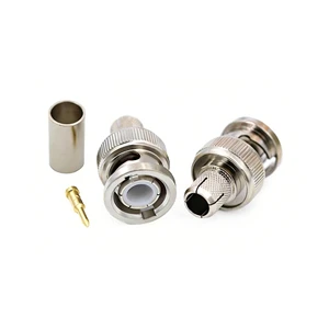 BNC RF Coaxial Connector BNC-J-5 Cable BNC/Q9 Male Connector for SYV50-5/5D-FB Wire