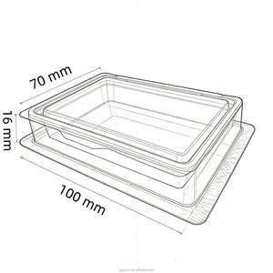 Custom OEM ODM Anti-Static ESD Blister Tray for Small Size PCB Board Sensor Module Connector Terminal Wire Parts