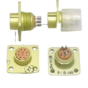 Jing Hao GX MP1 Russian-Standard Connector Bakelite Aviation Plug Brass Contact Zinc Alloy Housing Through-Wall Installation