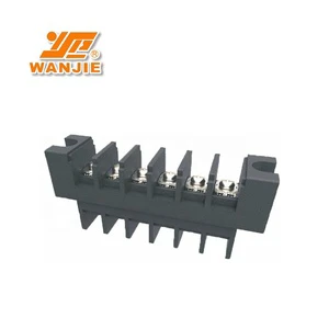 Double Line UL CUL Barrier Pitch 13mm High Voltage High Current Terminal Block