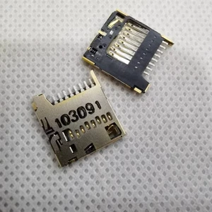 9 (8 + 1) Position SMD Card Connector Secure Digital microSD Surface Mount Right Angle Gold 503398-1892