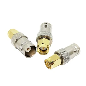 Factory Supply RF Coaxial Connector Adaptor BNC Female To For SMA Male Adapter Of Straight Type For SMA Plug To BNC Socket