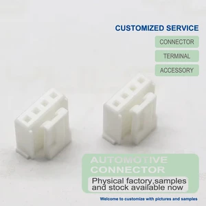 For Automotive Harnesses, Connector Plugs W/ Terminals, 4-hole Plastic Housing Crimp Terminal Headers.