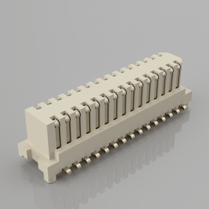 HC-PBB08-1-50-M-S-H5.1 Male 0.5mm Pitch Single Slot Board to Board & Mezzanine Connectors Right-angle Connector for Pcba