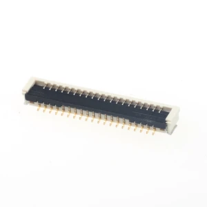 2.7H 1.0mm Pitch Front Plug Horizontal FPC Cable Connector 1.0mm Spacing Back Press Flip Type Connector for Flat Flex (FFC)
