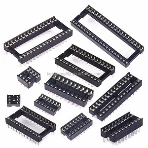 IC Sockets Connector Adaptor Solder Type Socket 2.54mm 6P 8P 14 16P 18P 20P 24 28P 32P 40P