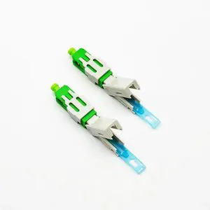 Hot sale optic fiber quick connector FTTH SC/APC single mode conector Ftth fiber optic SC fast connector