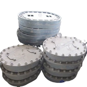 Marine watertight cast iron manhole cover