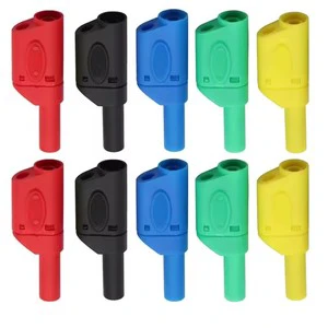 4mm Full Sheath Safety Banana Plug DIY Probe 4mm Hole Connector Plug Welding Type