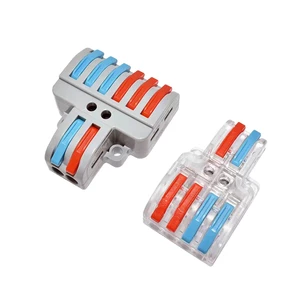 Transparent Custom Quick Connector IP68 Waterproof Aluminium/Copper Lug 230V Crimp Terminal Block Industrial Automation Solution