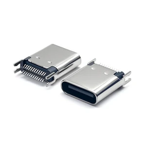 Samples Supported OEM Manufacturer Factory Price USB C Female 24Pin Clip Type Connector Consumer Electronic USB Type C Connector