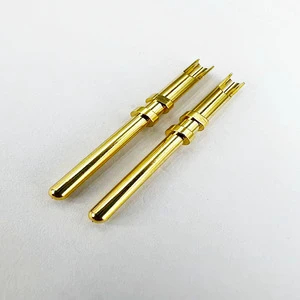 RuiAn Ruian027 Machined Gold 22-28 AWG D-Sub Connector Male Pin 90 Degree Crimp Connectivity Customization Bulk New