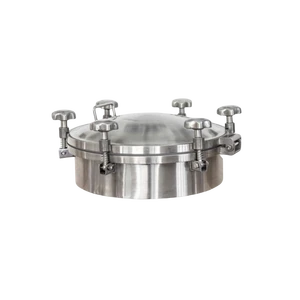 Stainless Steel Sanitary Food Grade Round Outward Manhole Cover with Pressure Fabrication Services Product