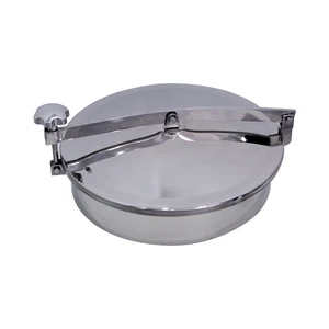 Sanitary Tank Manway for Food Storage Dairy Vessels Quick Release Sanitary Manhole