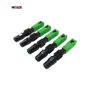 FTTH SC/ APC Fast Connector Fiber Optic Fast Installation Connector Splice on Connector