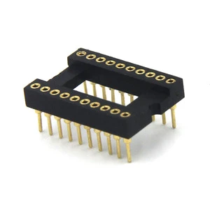 20-Pin 180 DIP-20 Operational Amplifier Socket with 1.778mm H3.0 Pin Hole IC Socket Header Wire Housing