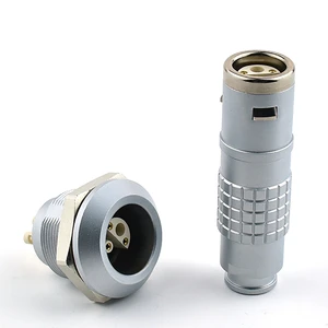 TT E 2 3 4 5 6 7 8 10 Pin Push Pull Plug Socket Aviation Half Moon Type Circular Coaxial Connector Factory Manufacturer