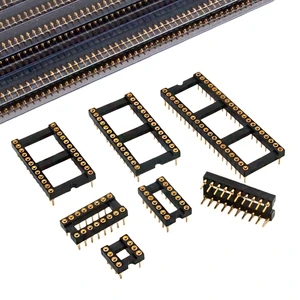 All-gold Round-hole IC Socket 8P/14P/16P/20P/24P/28P/40P
