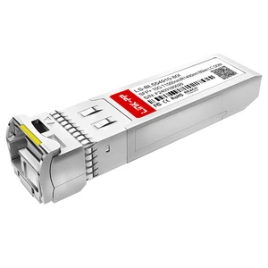 SFP+ SFP 10G Module Fiber Optic Transceiver BiDi 80km Simplex LC SMF 1550nm-TX/1490nm-RX Industrial Grade For Data Center Switch