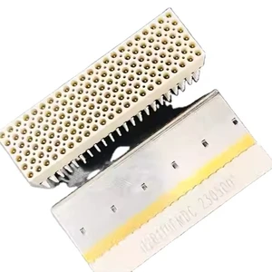 H2B110FFDC/H2B110FMDC High-Speed Module Connector H2 Series Backplane Socket Plug with Male/Female Copper Contacts Nylon Housing