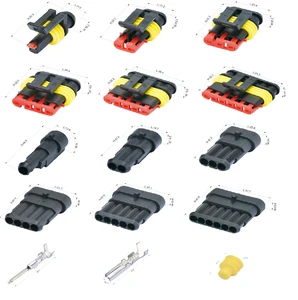 WZHE 282079-1 282103-1 Amp Car Electrical 1 Pin Female Male Automotive Connector DJ7011-1.5-21