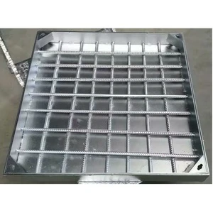 Customization 1000*1000 mm Multi Open square Stainless Steel Recessed Manhole Frame and Build in Cover