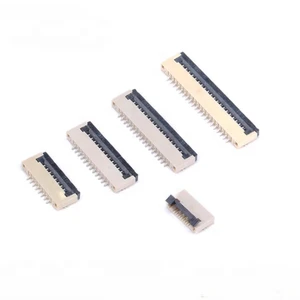 Ffc/fpc Connector 10 12 20 24 30 32 40 Pin 0.5mm 0.8mm 1.0mm 1.25mm 2.54mm Pitch Zif Smt Fpc Ffc Cable Pcb Connectors