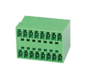 3.81mm Right Angled Pluggable Terminal Blocks Double Row