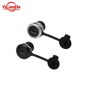 d Type Chassis Panel Wall Screw Mount Usb3.0 Usb c Type c Connector Module Zinc Alloy Welding Free Extender Adapter Coupler