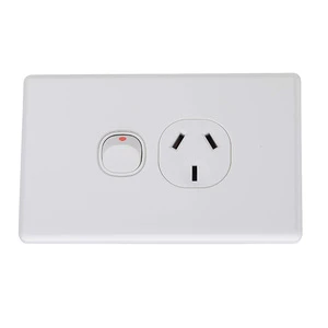 Customized Logo Brand USB A & C 250V 10A Slimline Double Wall Electrical Socket Australia