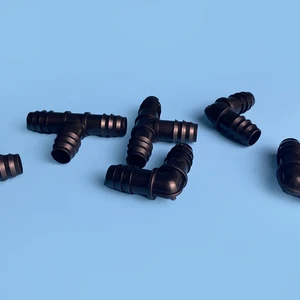 Plastic T Connector 3 Ways Connector For Infusion Resin Pp Plastic Reducing Tee Connector For Silicone Tube Soft Hose