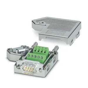 SUBCON 9/M-SH D-SUB Bus Connector Male/Female Brass Housing IP33