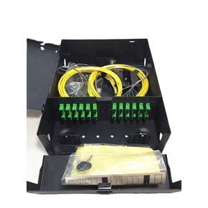 ODF Corning fiber optic patch panel 24 ports sliding type 32 Ports Fiber Patch Panel
