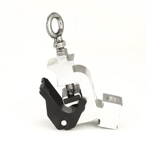 Optical Fiber and Power Cable Connectors with Hook Clamps